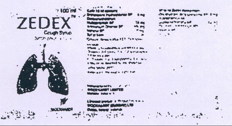 Zedex (label) Device mark 1042801 Trademark