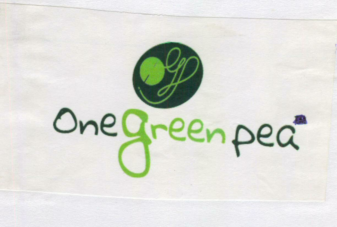 One Green Pea (label) Device mark 1424939 Trademark