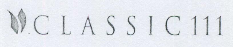C L A S S I C 111 (device Of Other Geometrical Solide) Device mark 1444267 Trademark