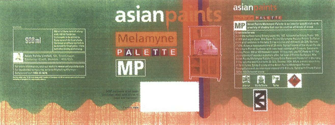 Asianpaints Melamyne (label) Device mark 1670435 Trademark