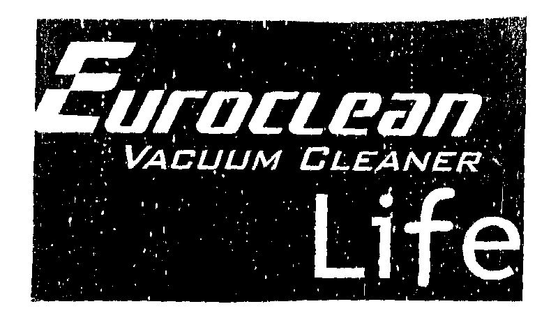 Euroclean Vacuum Cleaner Life (label) Device mark 1469696 Trademark