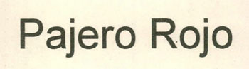Pajero Rojo Device mark 2312783 Trademark