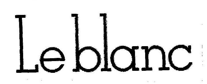 Le Blanc (with Device) Device mark 2003067 Trademark
