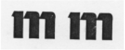 M M Device mark 800563 Trademark