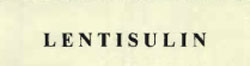 L E N T I S U L I N Device mark 874520 Trademark