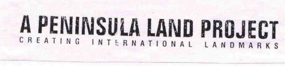 A Peninsula Land Project (label) Device mark 1723513 Trademark