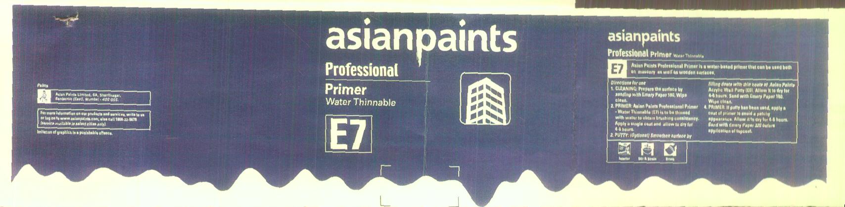 Asian Paints (label) Device mark 1609256 Trademark