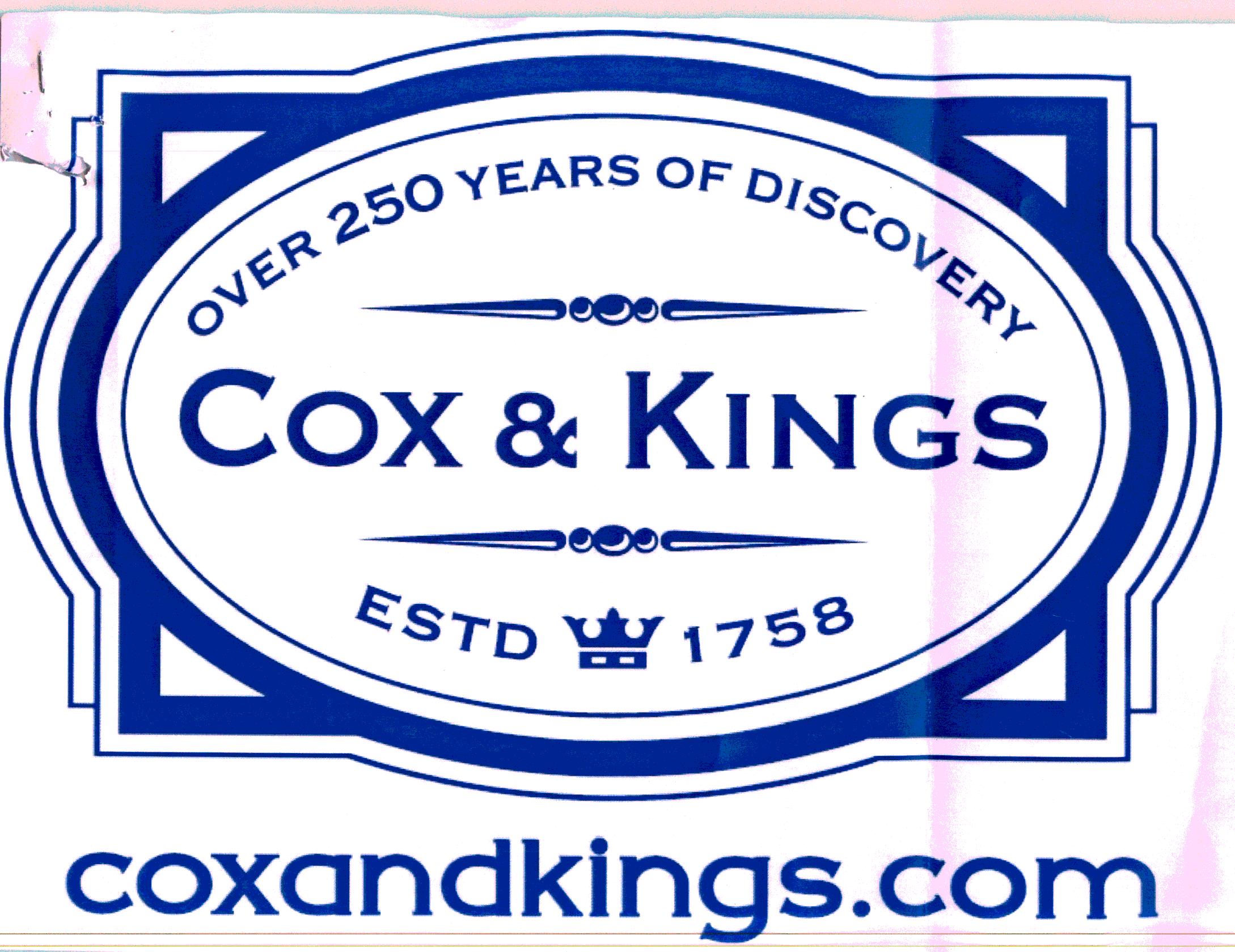 Cox And Kings Device mark 1907528 Trademark