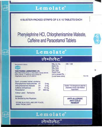Lemolate (lable) Device mark 1087433 Trademark