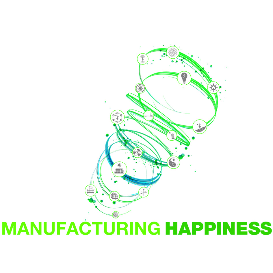 Manufacturing Happiness ( Composite Logo) Device mark 2828612 Trademark