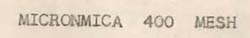 Mcronmic 400 Mesh Device mark 707497 Trademark