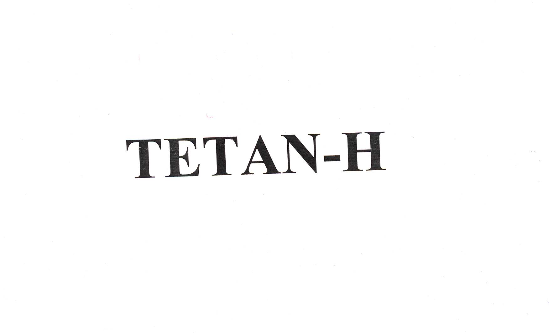 Tetan - H Device mark 1668902 Trademark