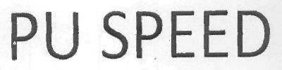 Pu Speed Device mark 2960318 Trademark