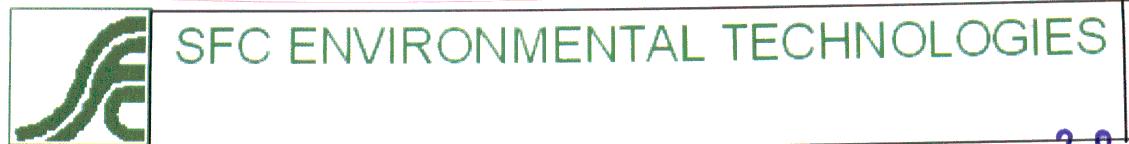 Sfc Environmental Technologies Device mark 1914421 Trademark