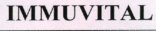 Immuvital Device mark 2326680 Trademark