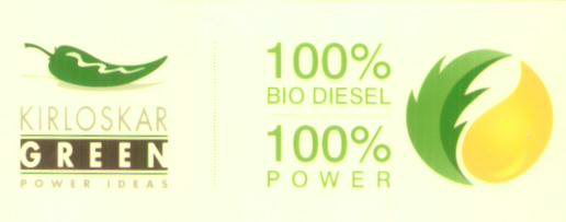 100% Bio Diesel 100% Power (label) Device mark 1621004 Trademark