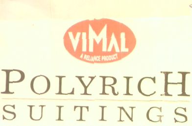 Vimal Polyrich Suitings Device mark 1383029 Trademark
