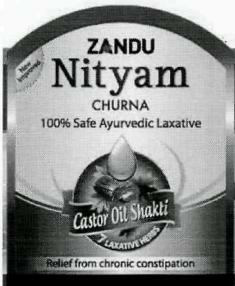 Zandu Nityam(device) Device mark 2557336 Trademark