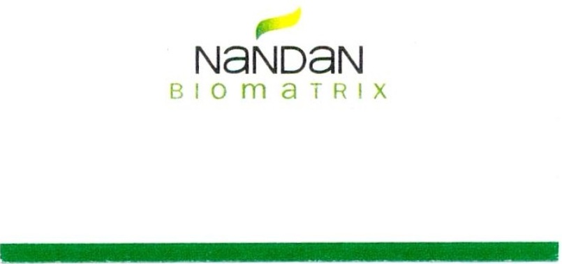 Nandan B I O M A T R I X (logo) Device mark 1323419 Trademark
