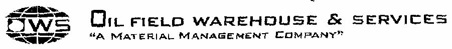 Oil Field Warehouse & Services (logo) Device mark 1474404 Trademark