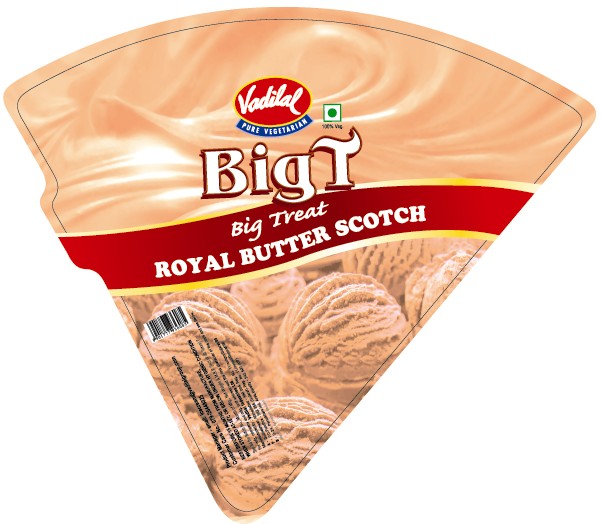 Vadilal Big T, Big Treat Label Device mark 2079380 Trademark