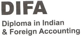 Difa, Diploma In Indian & Foreign Accounting Device mark 1855130 Trademark