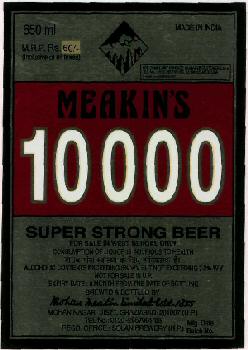 Meakin's 10000 (label) Device mark 2572670 Trademark