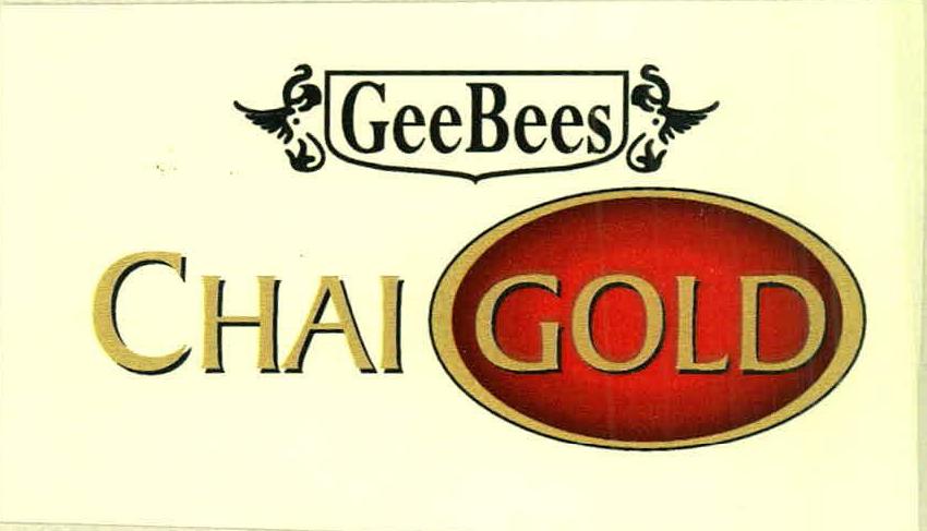 Geebees Chai Gold (label) Device mark 1574959 Trademark