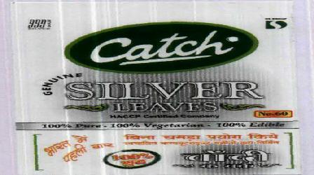 Catch Silver Leaves With Label Device mark 2063718 Trademark