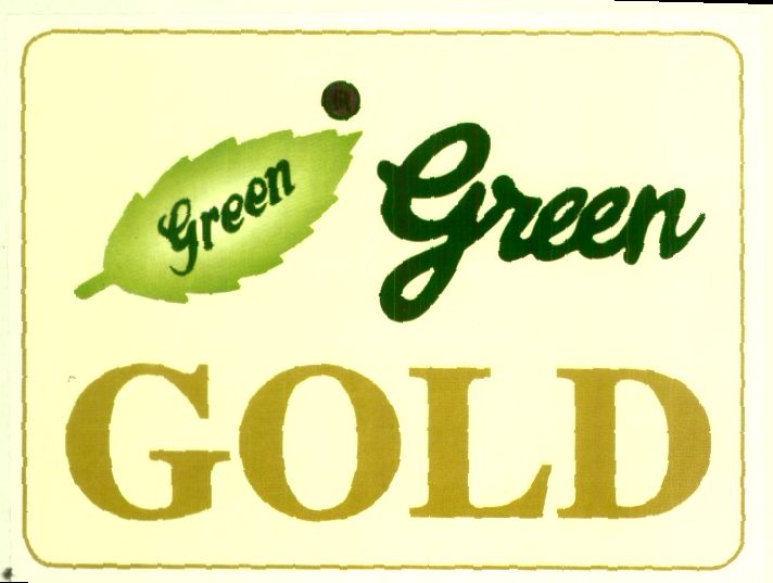 Green Gold, Leaf De. (label) Device mark 1449523 Trademark