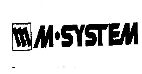 M.system (device) Device mark 2166129 Trademark
