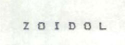 Zoidol Device mark 704699 Trademark