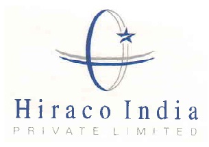 Hiraco India Private Limited (with Logo) Device mark 2257338 Trademark