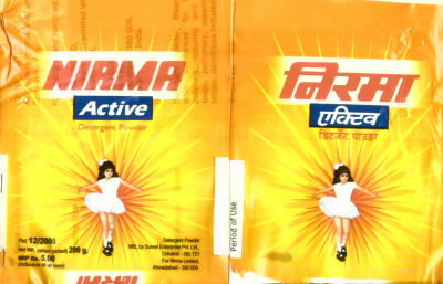Nirma Active [label] Device mark 1421880 Trademark
