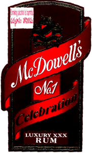 Mc Dowell's No.1 Celebration Luxury Xxx Rum Device mark 2754809 Trademark
