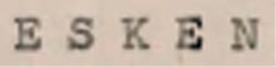 Esken Device mark 559678 Trademark