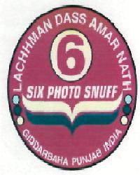 Lachhman Dass Amar Nath Six Photo Snuff (logo) Device mark 2122854 Trademark
