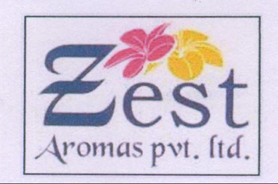 Zest Aromas Pvt. Ltd. Device mark 1989987 Trademark