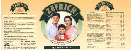 Zefrich (milk - Masala Flavour ) Device mark 987889 Trademark