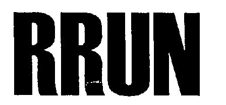 Rrun (letter Written In Heavy Character) Device mark 1569258 Trademark