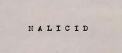 Nalicid Device mark 539963 Trademark