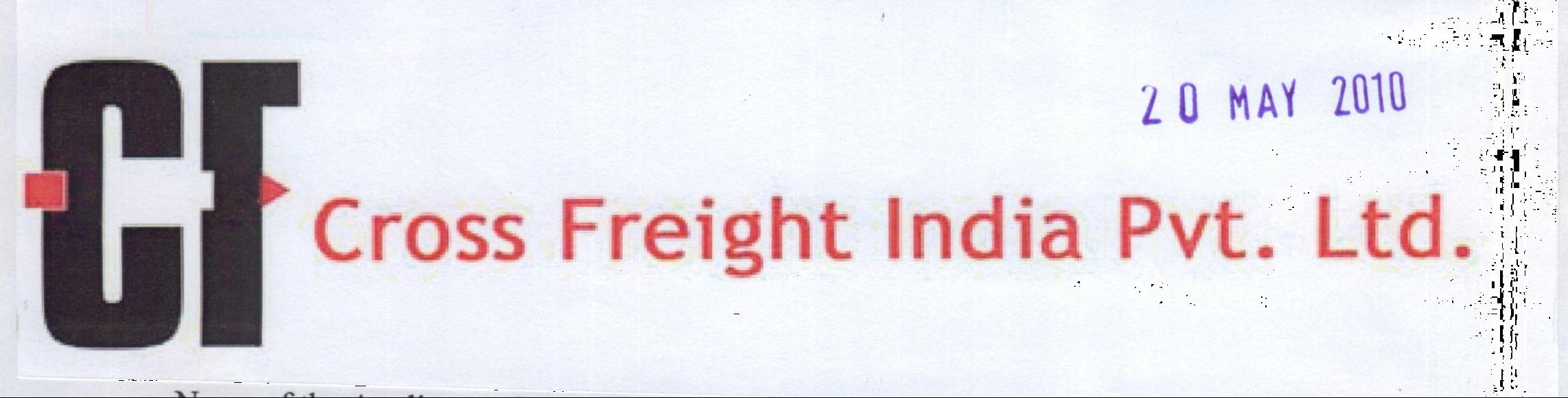 Cf Cross Freicht India Pvt.ltd Device mark 1968645 Trademark
