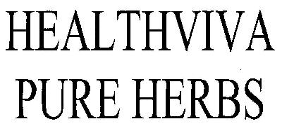 Healthviva Pure Herbs Device mark 2971189 Trademark