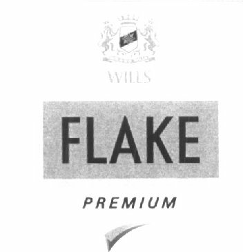 Wills Flake P R E M I U M ( Label) Device mark 1428505 Trademark