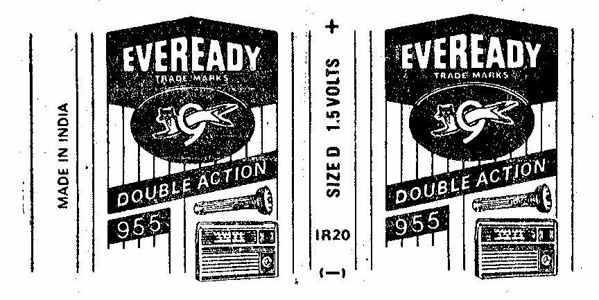 Eveready 995. Device mark 301474 Trademark