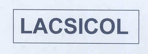 Lacsicol (label) Device mark 1772468 Trademark