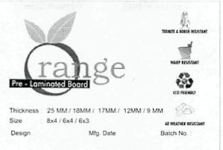 Orange Device mark 2434815 Trademark