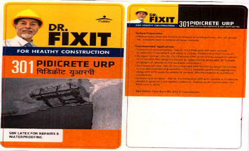Dr. Fixit 301 Pidicrete Urp Device mark 2467493 Trademark