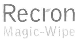 Recron Magic - Wipe (label) Device mark 1622022 Trademark
