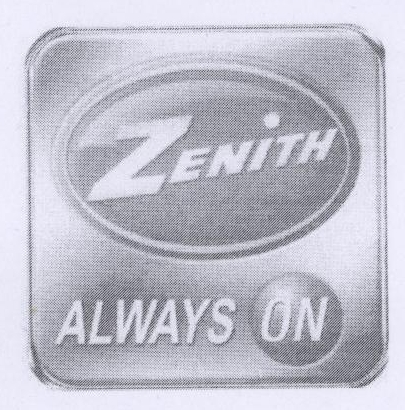 Zenith Always On (label) Device mark 1790614 Trademark